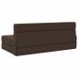 Preview: Klappsofa Bett Taupe 152 x 86,5 x 60 cm Stoff