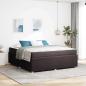 Preview: ARDEBO.de - Bettrahmen Dunkelbraun 180 x 200 cm Stoff