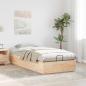 Preview: Ottoman-Bettgestell mit Stauraum Natur 90 x 200 cm