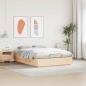 Preview: Ottoman-Bettgestell mit Stauraum Natur 120 x 190 cm