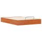 Preview: Ottoman Bettgestell mit Stauraum Wachsbraun 150 x 200 cm