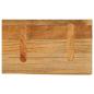 Preview: Tischplatte mit Baumkante 40x20x2,5 cm Massivholz Mango