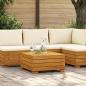 Preview: ARDEBO.de - Garten-Beistelltisch Massivholz Akazie Braun 60 x 60 x 30 cm