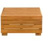 Preview: Garten-Beistelltisch Massivholz Akazie Braun 60 x 60 x 30 cm