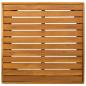 Preview: Garten-Beistelltisch Massivholz Akazie Braun 60 x 60 x 30 cm