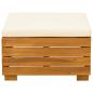 Preview: Garten-Lounge-Set mit Kissen 2 Stück Braun Massivholz Akazie