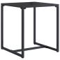 Preview: Gartensofa-set 3 stk. Schwarz und Anthrazit Stahl