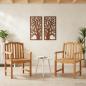 Preview: ARDEBO.de - Handgeschnitzter Muschelstuhl 2 stk. Natur Massivholz Teak