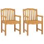 Preview: Handgeschnitzter Muschelstuhl 2 stk. Natur Massivholz Teak