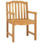 Preview: Handgeschnitzter Muschelstuhl 2 stk. Natur Massivholz Teak