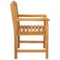 Preview: Handgeschnitzter Muschelstuhl 2 stk. Natur Massivholz Teak
