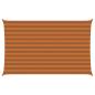 Preview: Sonnensegel Orange und Braun 8 x 5 m 100 % Polyester Oxford