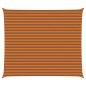 Preview: Sonnensegel Orange und Braun 7 x 6 m 100 % Polyester Oxford