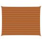 Preview: Sonnensegel Orange und Braun 8 x 6 m 100 % Polyester Oxford