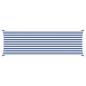 Preview: Sonnensegel Blau und Weiß 6 x 2 m 100 % Polyester Oxford