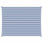 Preview: Sonnensegel Blau und Weiß 6 x 8 m 100 % Polyester Oxford