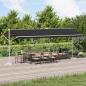 Preview: ARDEBO.de - Freistehende Markise 6 x 3 m Polyester Anthrazit