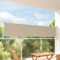 Preview: ARDEBO.de - Seitenmarkise 80 x 300 cm 100% Polyester Eisen Stahl Rechteckig