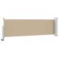 Preview: Seitenmarkise 80 x 300 cm 100% Polyester Eisen Stahl Rechteckig