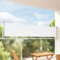 Preview: ARDEBO.de - Seitenmarkise 100 x 300 cm 100% Polyester Eisen Stahl