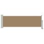 Preview: Seitenmarkise 100 x 300 cm 100% Polyester Eisen Stahl