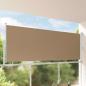 Preview: ARDEBO.de - Seitenmarkise 160 x 300 cm 100% Polyester Eisen Stahl