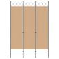 Preview: 3-teiliger Raumteiler Beige 120 x 180 cm Stoff