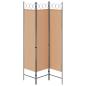 Preview: 3-teiliger Raumteiler Beige 120 x 180 cm Stoff