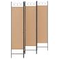 Preview: 5-teiliger Raumteiler Beige 200 x 180 cm Stoff