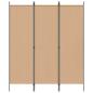 Preview: 3-teiliger Raumteiler Beige 150 x 180 cm Stoff