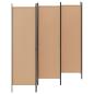 Preview: 6-teiliger Raumtrenner Beige 300 x 180 cm Stoff