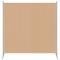 Preview: Einzel Panel Raumteiler Beige 175 x 180 cm Stoff