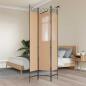 Preview: ARDEBO.de - 3-teiliger Raumteiler Beige 120 x 200 cm Stoff