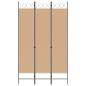 Preview: 3-teiliger Raumteiler Beige 120 x 200 cm Stoff
