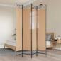 Preview: ARDEBO.de - 4-teiliger Raumteiler Beige 160 x 200 cm Stoff