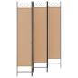Preview: 5-teiliger Raumteiler Beige 200 x 200 cm Stoff