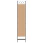 Preview: 5-teiliger Raumteiler Beige 200 x 200 cm Stoff