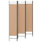 Preview: 6-teiliger Raumtrenner Beige 240 x 200 cm Stoff