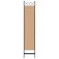 Preview: 6-teiliger Raumtrenner Beige 240 x 200 cm Stoff