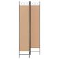 Preview: 3-teiliger Raumteiler Beige 120 x 220 cm Stoff