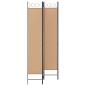 Preview: 4-teiliger Raumteiler Beige 160 x 220 cm Stoff