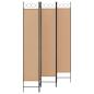 Preview: 5-teiliger Raumteiler Beige 200 x 220 cm Stoff
