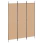 Preview: 3-teiliger Raumteiler Beige 150 x 200 cm Stoff