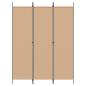 Preview: 3-teiliger Raumteiler Beige 150 x 200 cm Stoff