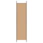 Preview: 5-teiliger Raumteiler Beige 250 x 200 cm Stoff