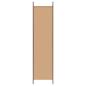 Preview: 6-teiliger Raumtrenner Beige 300 x 200 cm Stoff