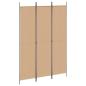 Preview: 3-teiliger Raumteiler Beige 150 x 220 cm Stoff