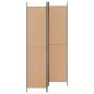Preview: 3-teiliger Raumteiler Beige 150 x 220 cm Stoff