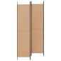 Preview: 4-teiliger Raumteiler Beige 200 x 220 cm Stoff
