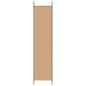 Preview: 4-teiliger Raumteiler Beige 200 x 220 cm Stoff